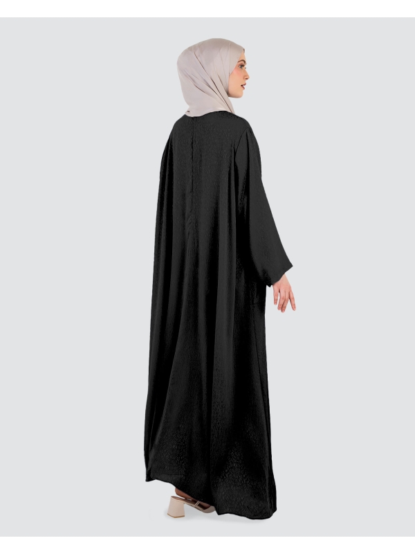SABREEN KAFTAN DRESS - BLACK