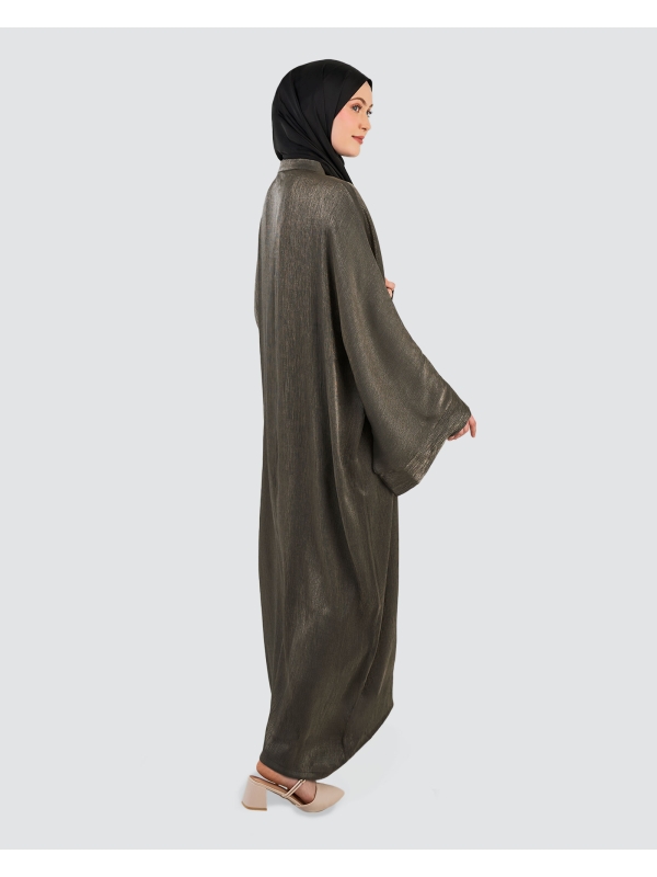 SOLENE KAFTAN DRESS - BLACK