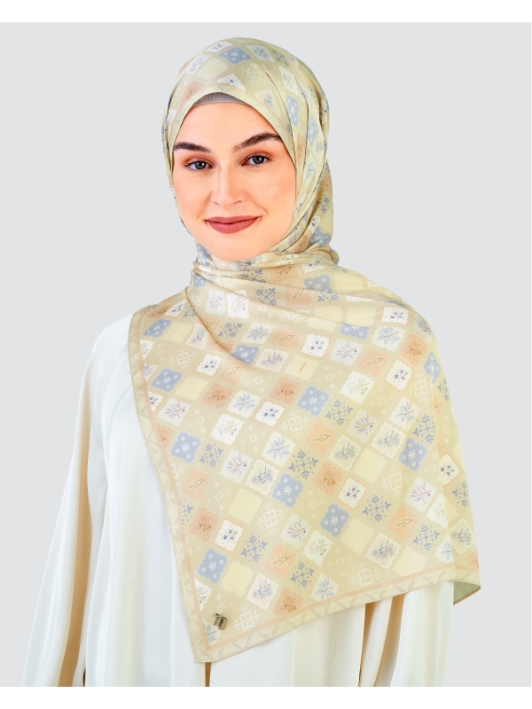 SAFFRON SHAWL - WHEAT