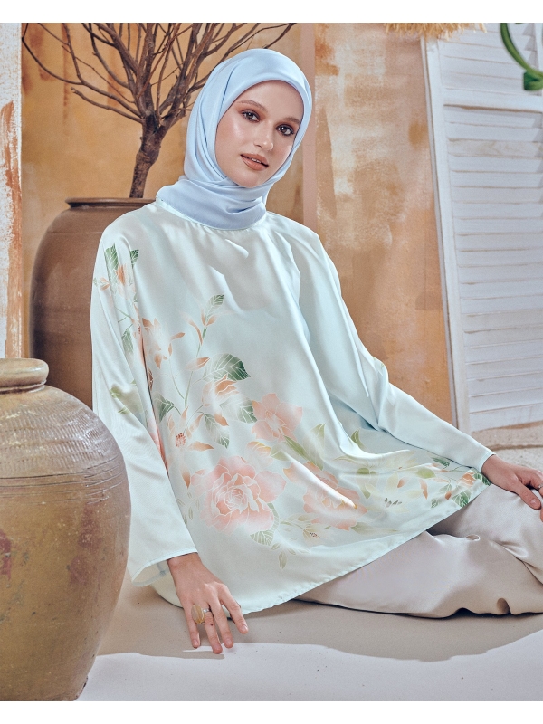 SEINDAH BATIK KAFTAN TOP - LANGIT