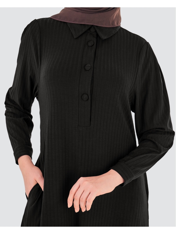 X-PRESS WANDERLOVE DRESS - BLACK