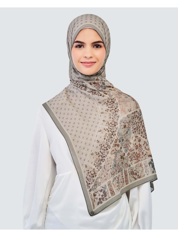 THE GARDEN CHÂTEAU SHAWL - OLIVE