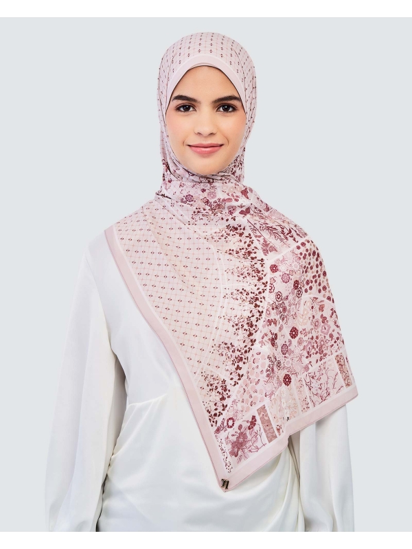 THE GARDEN CHÂTEAU SHAWL - ROUGE BLANC