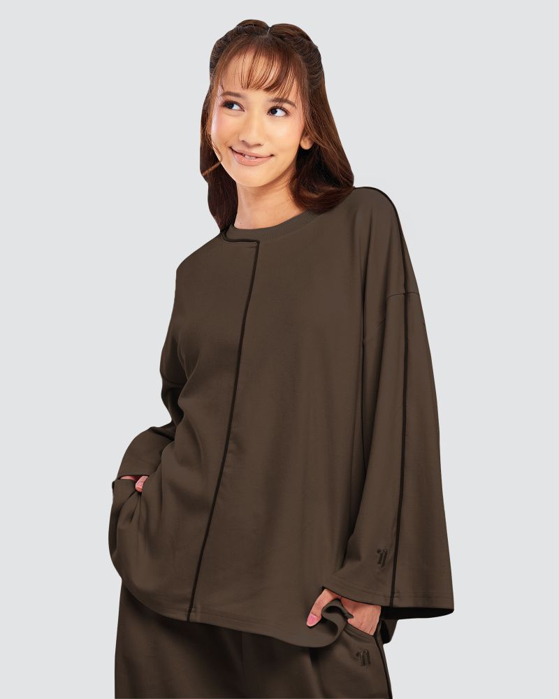 Image of THEA STRAIGHT PANTS - JAVA