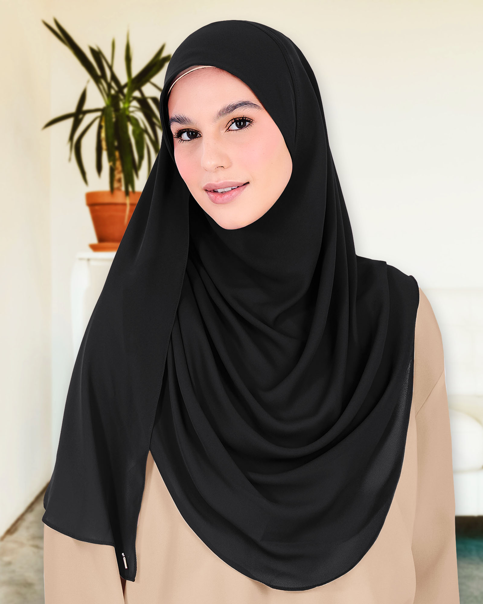naelofar semi instant shawl