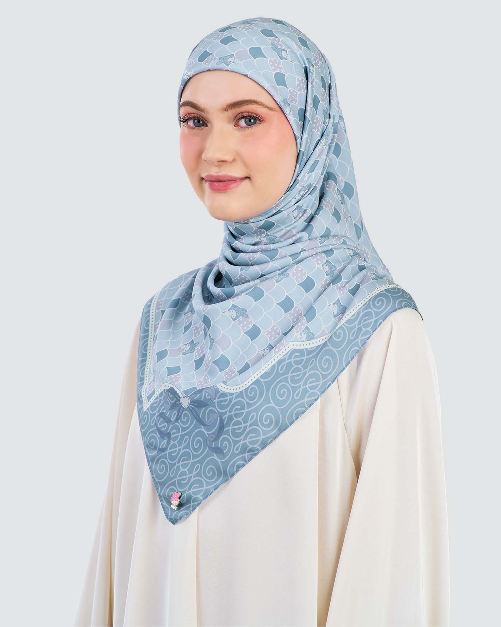 MY MELODY X NAELOFAR SQUARE - BLUEBELL