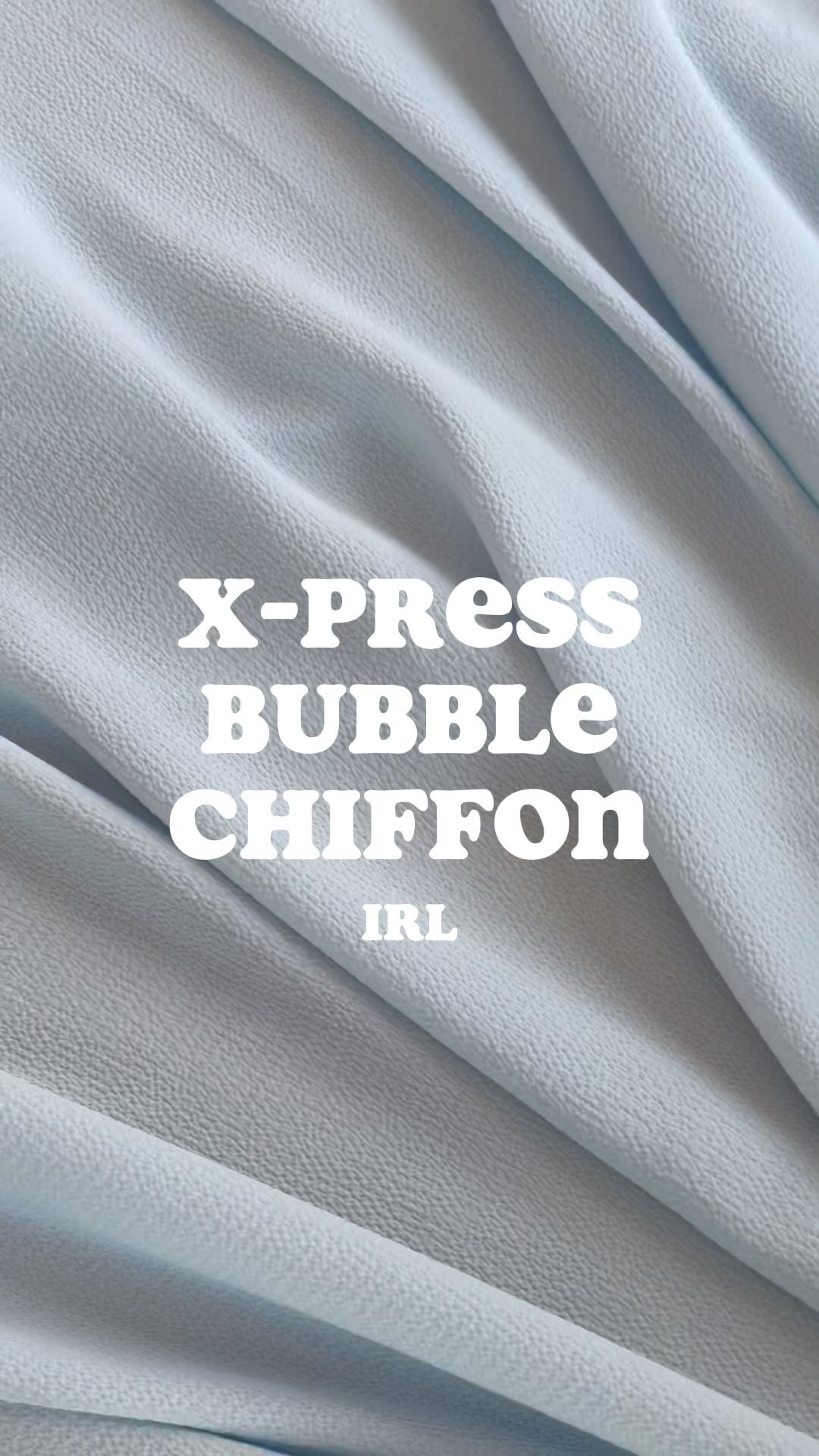 #shotoniphone. Say hello to X-Press Bubble Chiffon In Real Life — No filter! Take a closer look at the colours, material and texture for this collection. These lightweight scarves literally feels like you’re not wearing anything on your head. Perfect for our tropical weather. Made from airy and cooling bubble-textured chiffon, it guarantees comfort all day long. Embrace the convenience of less ironing with its wrinkle-resistant texture, ensuring you always look polished with ease. 😍✨<br/>
<br/>
#chiffon #lightweight #IRL #hijabstyle